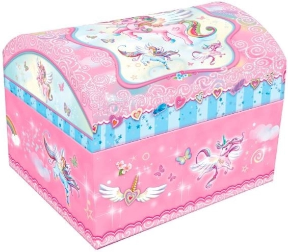 Cutie muzicală cu motiv de unicorn