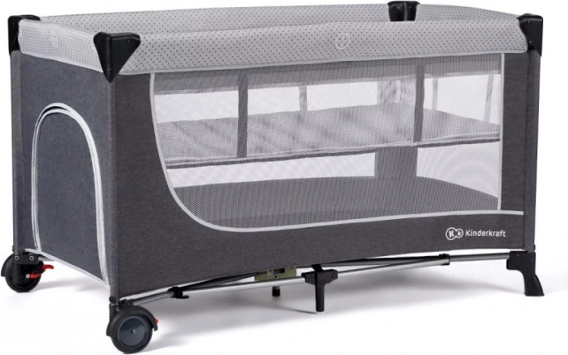 Pătuț de călătorie LEODY Gri