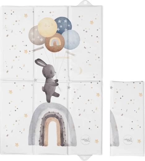 Ceba baby saltea de schimbat pentru călătorie Basic Rainbow Walk 60 × 40 cm