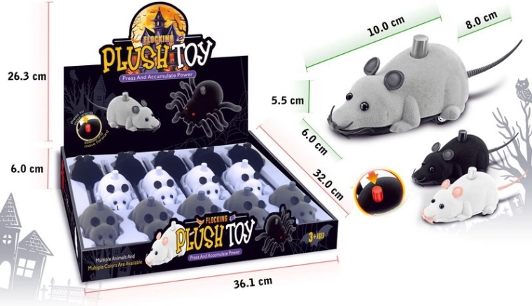 Șoarece pe roți 10 cm – jucărie interactivă