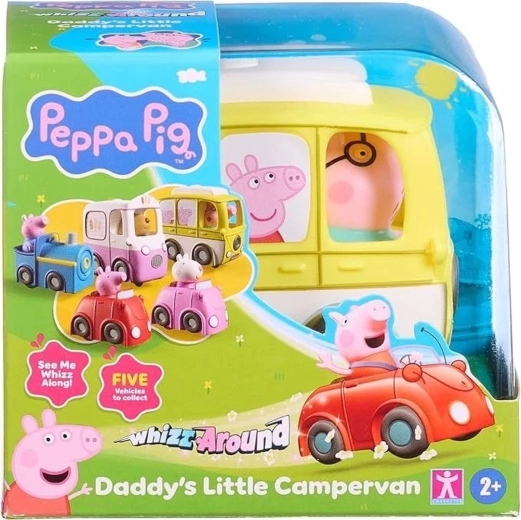 Rulota tatălui lui Peppa Pig, pe baterii