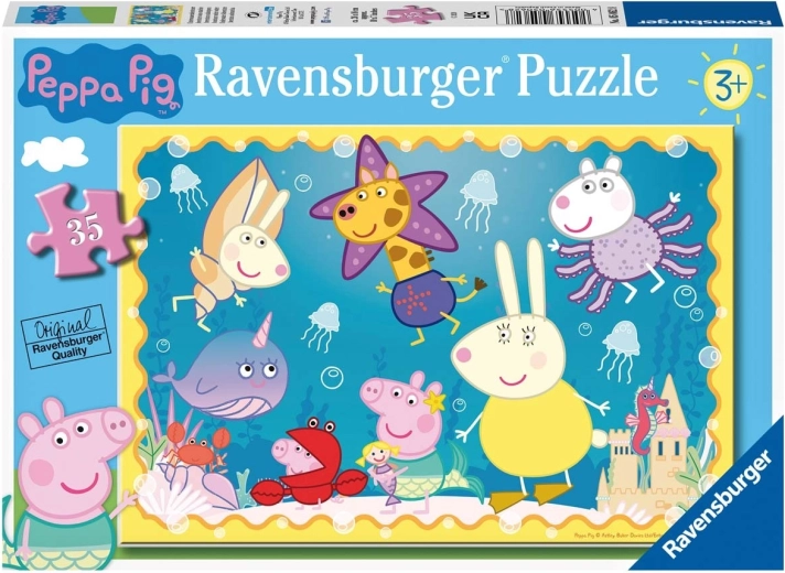 Ravensburger puzzle Peppa Pig: Lumea Submarină 35 piese