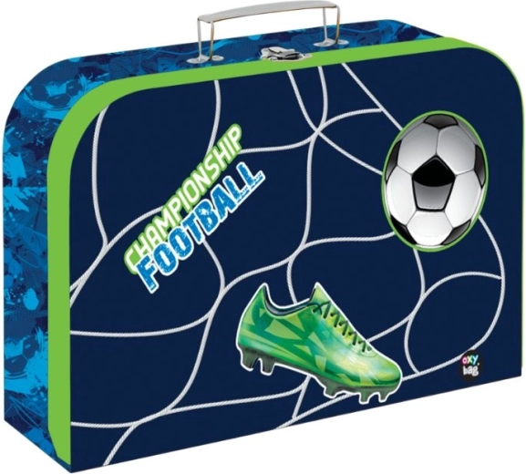 Geantă din laminat pentru copii cu motiv fotbal 34 cm