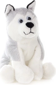 Câine husky de pluș 15 cm