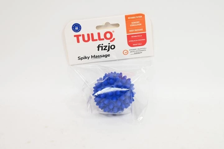 Fizjo minge de masaj pentru reabilitare cu proeminențe 5,4 cm albastră