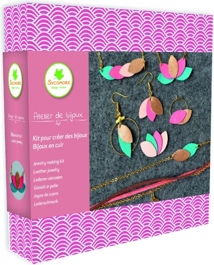 Set creativ pentru confecționarea bijuteriilor din piele pentru fete