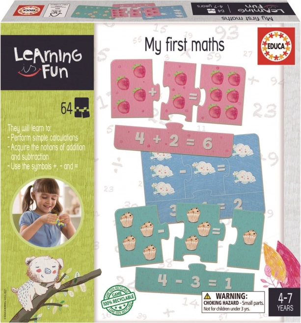 Puzzle și joc educativ: prima mea matematică – EDUCA Learning is Fun