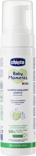 Chicco șampon și balsam 2în1 pentru copii Soufflé Baby Moments Kids 150 ml