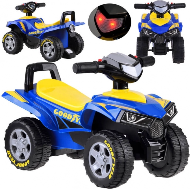 Vehicul de împingere pentru copii Goodyear Quad cu sunet și lumină