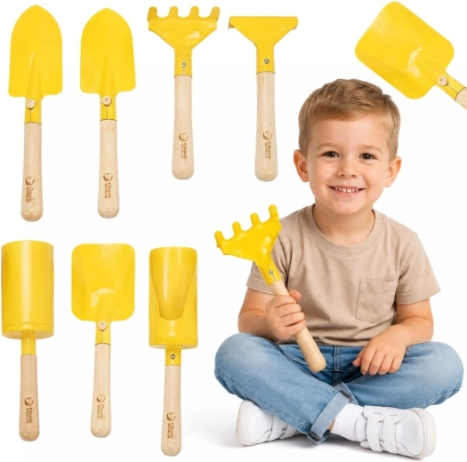 Set de unelte de grădinărit pentru copii Classic World Edu din metal - 8 piese