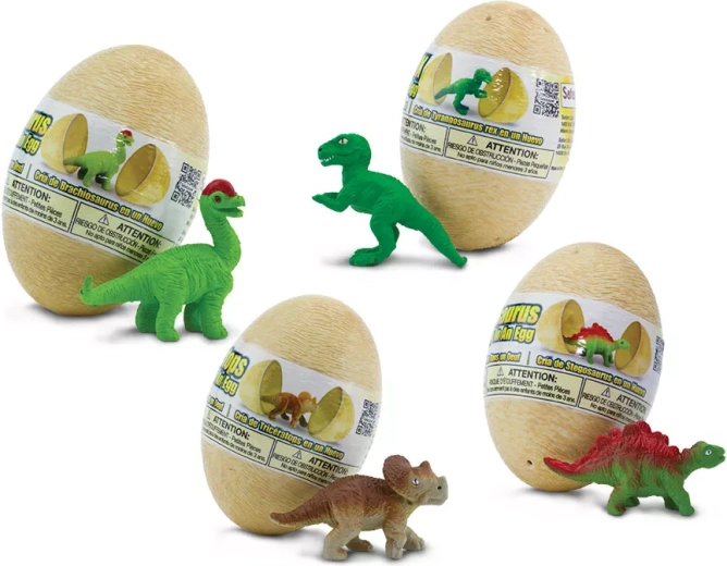 Safari Ltd. set de ouă cu pui de dinozauri (4 buc.)