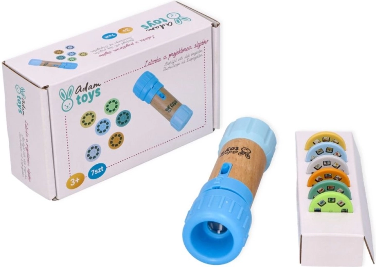 Adam Toys lanternă albastră pentru copii cu proiector