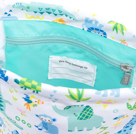 A Little Lovely Company sac sport pentru copii – junglă
