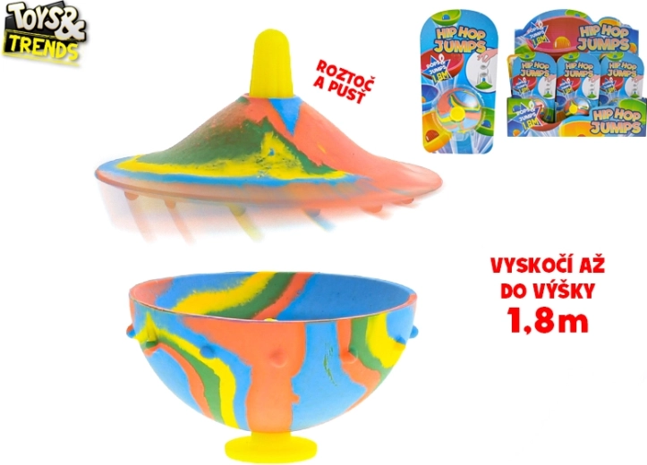 Jucărie săritoare Hip Hop – baston săltăreț de mână, distractiv