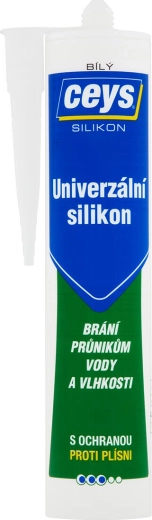 Adeziv universal din silicon alb 280 ml CEYS