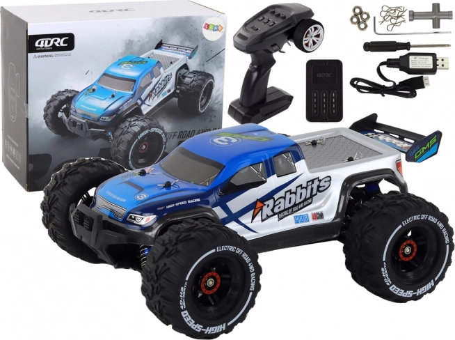 Mașină RC off-road RABBITS 4x4 albastră 2.4G