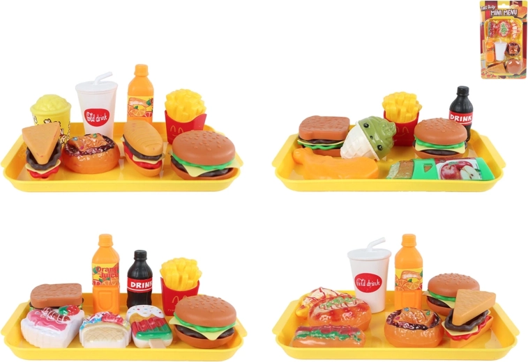 Set pentru copii fast-food 8–9 piese