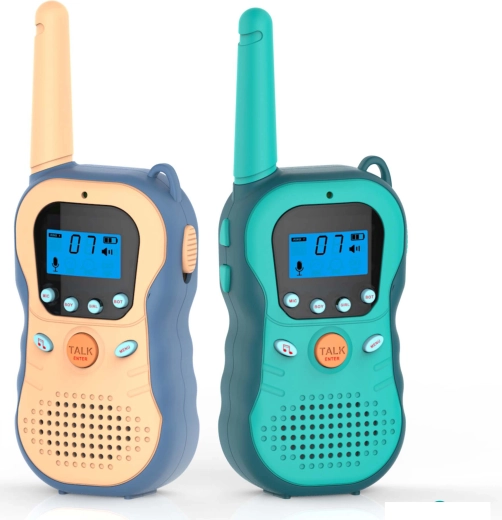 Stații walkie-talkie pentru copii cu rază de până la 3 km, 16 cm
