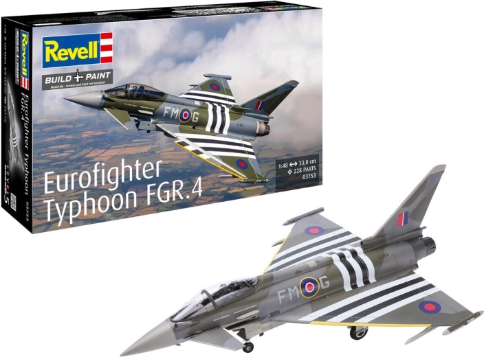 Maquetă din plastic a avionului Eurofighter Typhoon FGR.4 1:48