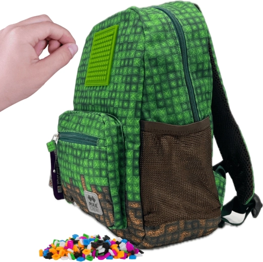 Rucsac mic pentru copii Pixie Crew verde Mine&Craft