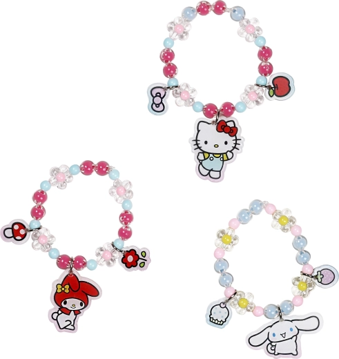 Set creativ pentru confecționarea brățărilor Hello Kitty