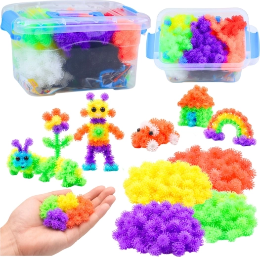 Set creativ bile țepoase DIY, 836 piese