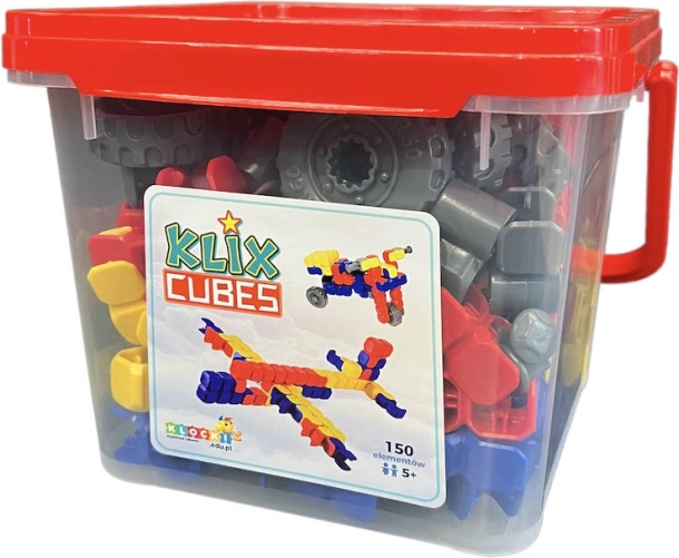 Cuburi de construcție Klix Cubes 150 de piese