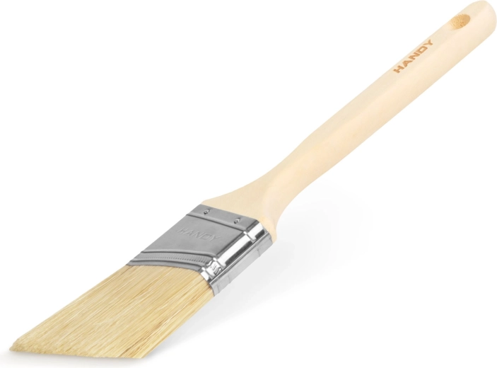 Pensulă plată pentru vopsit, cu mâner din lemn, 63 mm