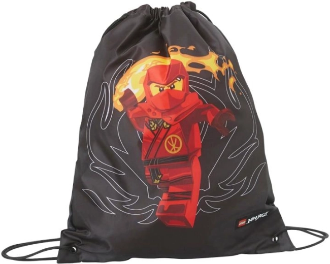 LEGO NINJAGO săculeț roșu pentru încălțăminte de interior