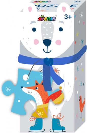 Puzzle cu 28 de piese – urs polar