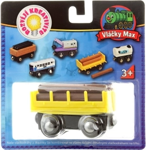 Vláčky Max vagon cu lemne