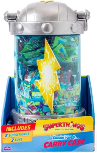 SuperThings Kazoom Power husă portabilă pentru figurine + 8 surprize