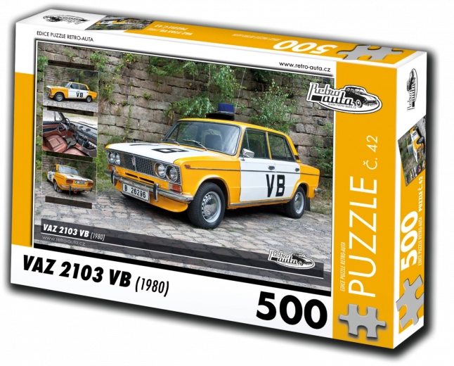Puzzle Retro-auto Vaz 2103 VB (1980) – 500 de piese