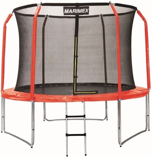 Set de protecție pentru arcuri și manșoane de protecție pentru trambulină 244 cm, roșu