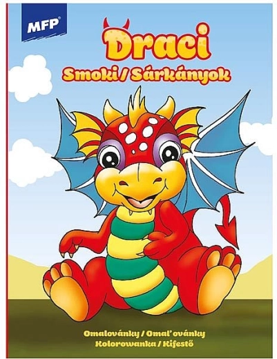 Cărți de colorat A4 – mix de motive