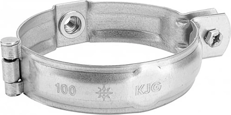 Colier pentru burlan 100 mm fără vârf M10 zinc