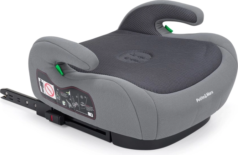 Petite&Mars pernuță de înălțare Optimus Pro i-Size Grey Air 125–150 cm
