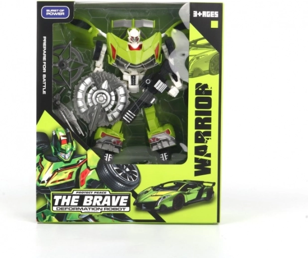 Robot și mașină transformabilă – set creativ de construit pentru copii