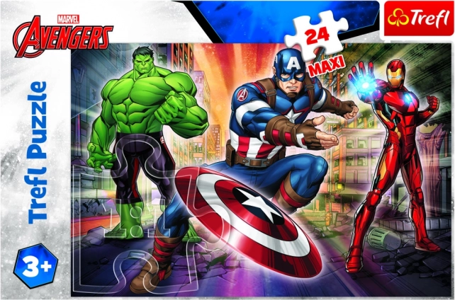 Puzzle 24 maxi bucăți în lumea Avengers