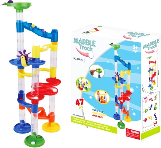 Pistă cu bile – 47 de piese