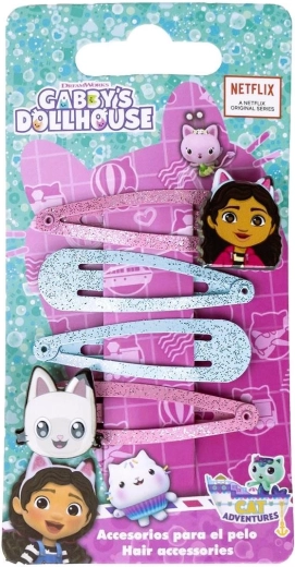 Set de agrafe de păr Gabby’s Dollhouse (4 buc.)