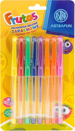 Set de pixuri gel cu aromă de fructe, 8 buc
