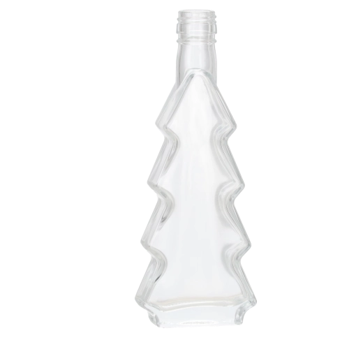 Sticlă din sticlă în formă de brad de Crăciun 200 ml