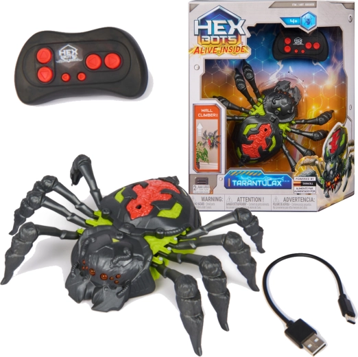 Hex Bots wall crawler spideroid – păianjen robotic cu telecomandă care se cațără pe pereți