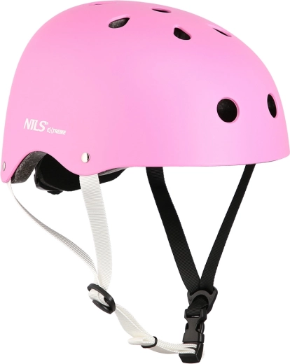Cască freestyle Nils Extreme roz – XS (48–52 cm)