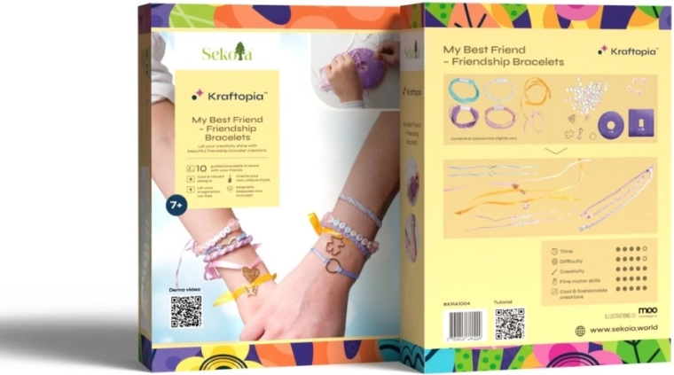 Kraftopia brățări ale prieteniei – set creativ
