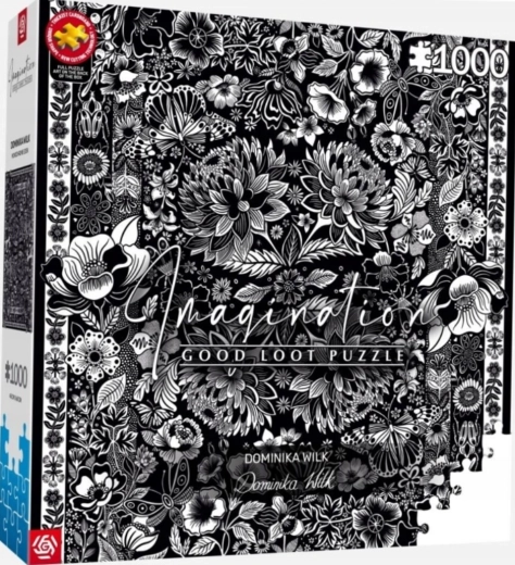 GOOD LOOT Puzzle Imagination: Dominika Wilk – Monochrome Eden 1.000 de piese