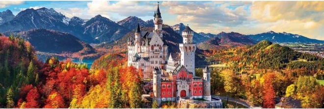 Puzzle panoramic Castelul Neuschwanstein, Germania 1000 piese