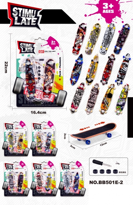 Set de două fingerboarduri