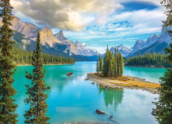 Puzzle Maligne Lake, Alberta 1000 piese